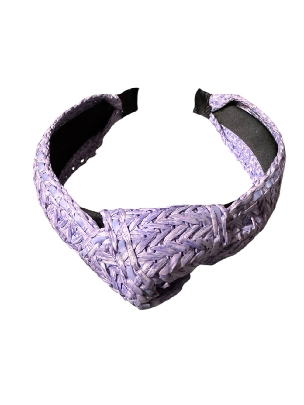 Braided Knotted Lavender Headband - Women's Hair Accessory